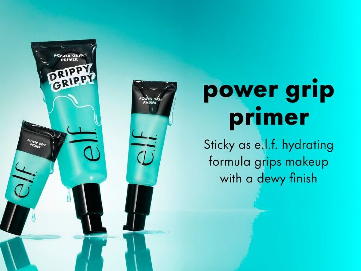 Elf Power Grip Primer | Gel-Based Hydrating Makeup Primer for Long-Lasting Makeup