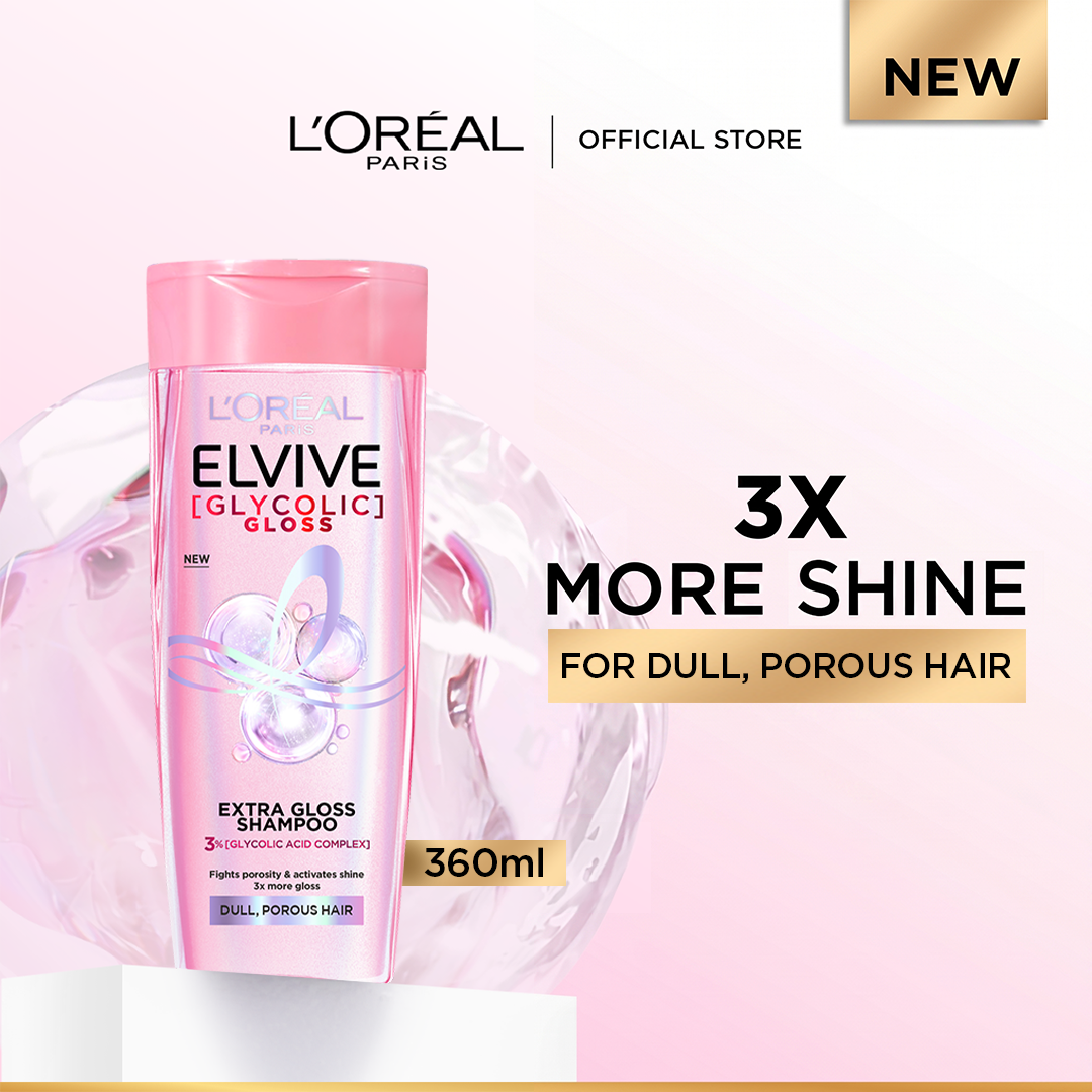 L'Oréal Paris Elvive Glycolic Gloss Shampoo - 360ml