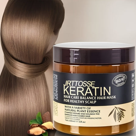 Brazil Nut Keratin Hair Mask 500ml | Deep Repair & Smooth Hair Treatment